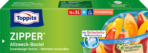 Zipper Allzweckbeutel 3 L Toppits