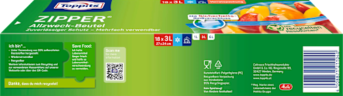 Zipper Allzweckbeutel 3 L Toppits