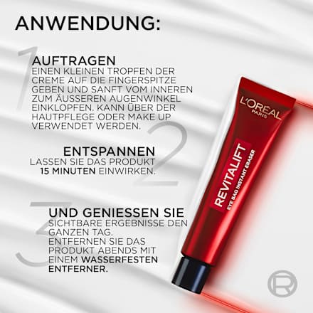 Augencreme Anti-Tränensack Laser Sofort Augenlifting L'ORÉAL PARiS