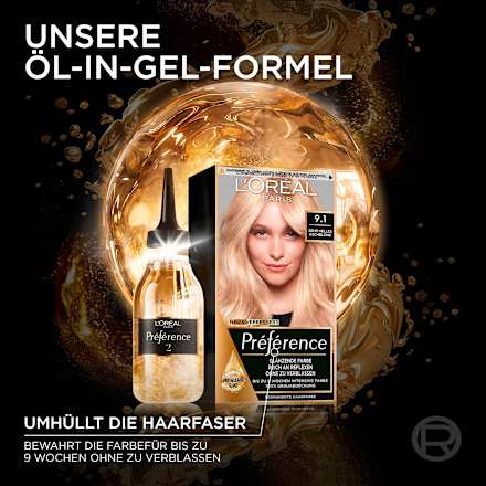 Haarfarbe 6.21 Helles Perlmuttbraun L'ORÉAL PARiS PRÉFÉRENCE