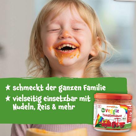 Soße Tomaten Gemüse Pasta ab 1 Jahr pumpkin organics