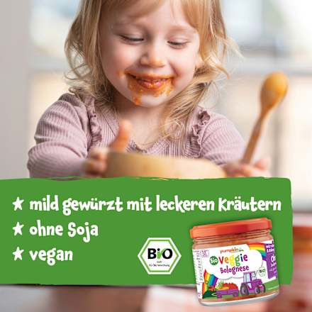 Soße Veggie Bolognese ab 1 Jahr pumpkin organics