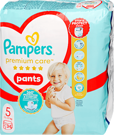 Bugyipelenka, 5-ös méret, 11-17kg Pampers Premium Care