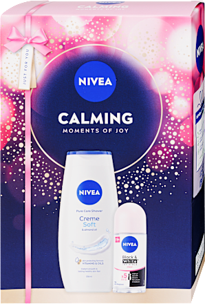Calming ajándékcsomag, tusfürdővel és golyós dezodorral NIVEA