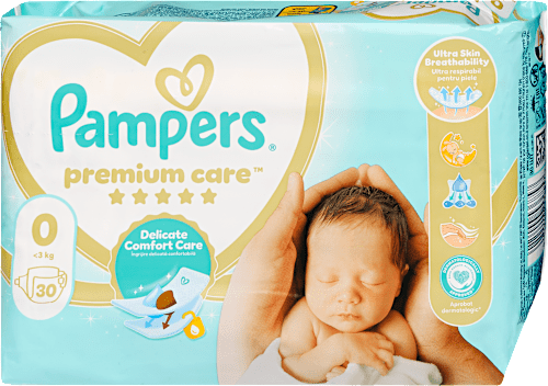 Pelenka, koraszülött, 0-s méret, 0-3 kg Pampers Premium Care