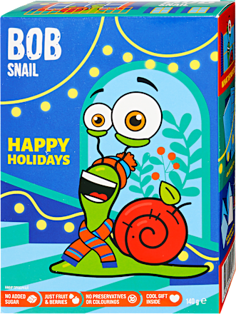 Ajándékcsomag gyümölcsös édességekkel Bob Snail