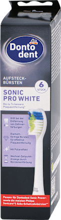 Náhradné hlavice na sonickú kefku Pro White Dontodent