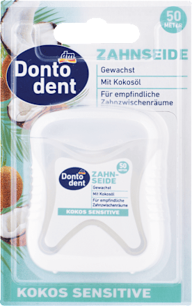 Zobna nitka s kokosovim oljem Sensitive Dontodent