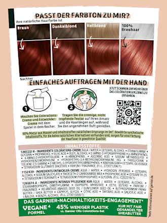 Haarfarbe 6.52 Mahagoni Rotbraun GARNIER GOOD