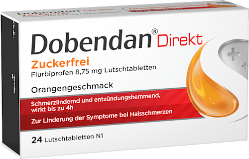 Dobendan Direkt Zuckerfrei Flurbiprofen 8,75 mg Lutschtabletten Dobendan Direkt