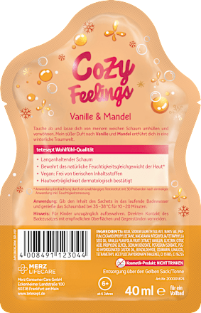 Schaumbad Cozy Feelings tetesept