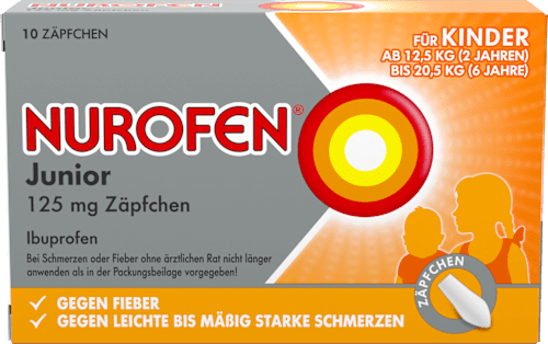 Nurofen Junior 125 mg Ibuprofen Zäpfchen NUROFEN