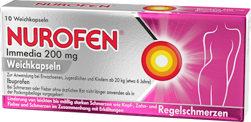 Nurofen Immedia, Ibuprofen 200 mg Weichkapseln NUROFEN