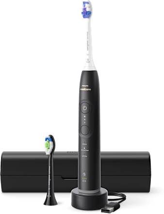 Elektromos fogkefe Sonicare 6500 tokkal fekete színben Philips Sonicare