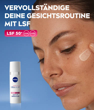 Tagescreme Serum Fluid Cellular LSF 50 NIVEA
