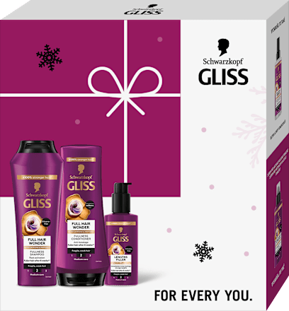 dárková sada Full Hair Wonder Schwarzkopf GLISS