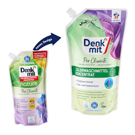 Detersivo concentrato nature per capi colorati Pro Climate Denkmit