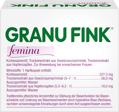 GRANU FINK femina Hartkapseln GRANU FINK
