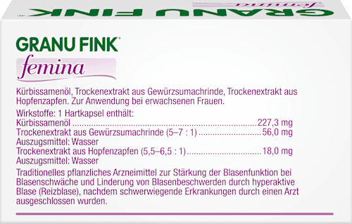 GRANU FINK femina Hartkapseln GRANU FINK