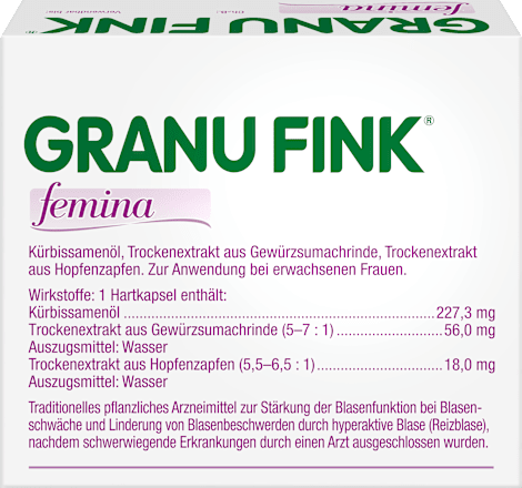 GRANU FINK femina Hartkapseln GRANU FINK