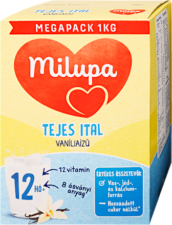 Tejes ital vanília ízzel 1 éves kortól Milupa