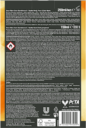 dárková sada protect+care + peněženka Dove Men+Care