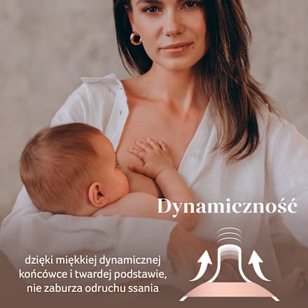 Smoczek dynamiczny do karmienia 0m+ Mini LOVI