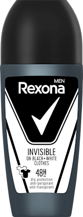 Део рол-он Invisible Black&White Rexona men