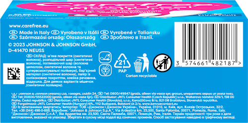 Wkładki Cotton Flexi Form Fresh Carefree