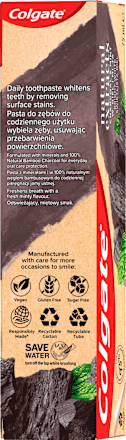 Pasta do zębów Natural Extract Charcoal Mint Whitening Colgate