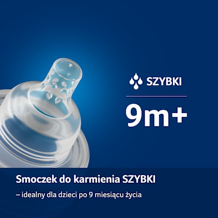 Smoczek dynamiczny do karmienia SZYBKI LOVI