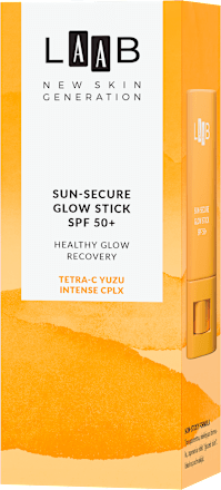 Krem przeciwsłoneczny Sun-Secure Glow Stick SPF 50+ Tetra-C Yuzu Healthy Glow Recovery LAAB AA