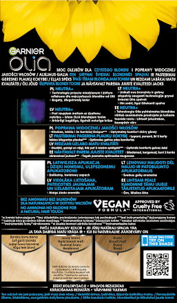 Farba do włosów superjasny naturalny blond 110 GARNIER olia