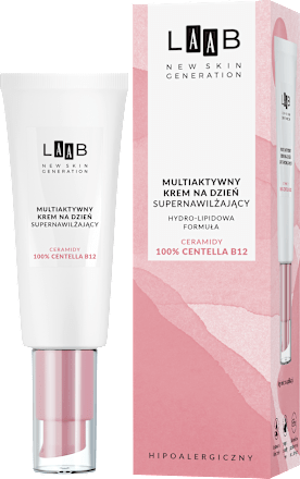 Krem multiaktywny na dzień supernawilżający Centella B12 Skin Barrier Protection LAAB AA