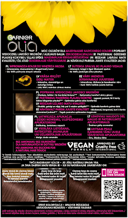 Farba do włosów mroźny brąz 5.15 GARNIER olia