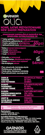 Farba do włosów jasny brąz 6.0 GARNIER olia