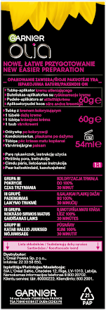 Farba do włosów czekoladowy jasny brąz 6.35 GARNIER olia