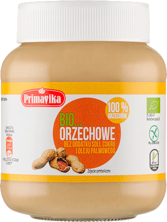 Krem orzechowy 100% BIO Primavika