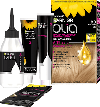 Farba do włosów jasny blond 9.0 GARNIER olia