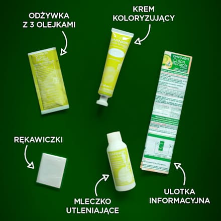 4 Brąz, odżywcza farba do włosów, do 100% pokrycia siwych włosów GARNIER Color naturals