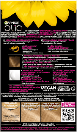 Farba do włosów jasny blond 9.0 GARNIER olia