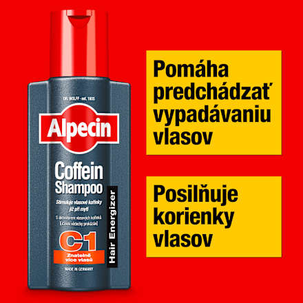 Kofeínový šampón C1 Hair Energizer Alpecin