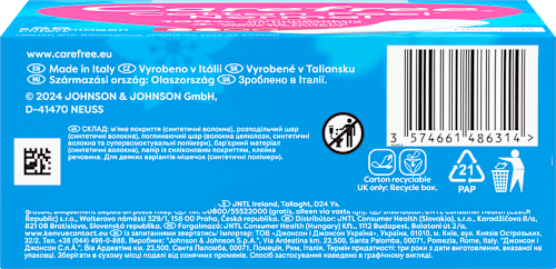 Wkładki Cotton Unscented Carefree