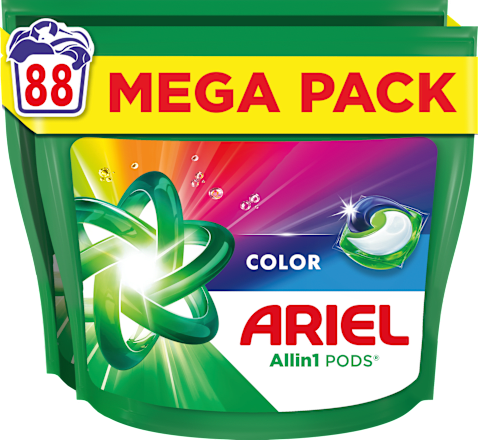 Pracie kapsuly Color Allin1 Pods, MEGA balenie  Ariel