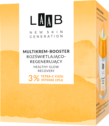 Multikrem-booster rozświetlająco-regenerujący Tetra-C Yuzu Healthy Glow Recovery LAAB AA