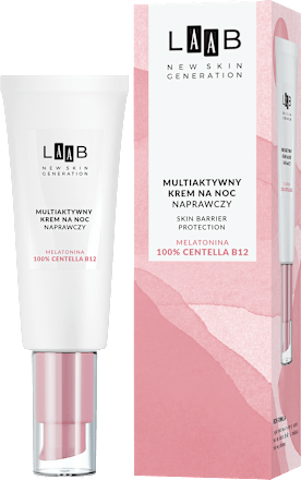 Krem multiaktywny na noc naprawczy Centella B12 Skin Barrier Protection LAAB AA