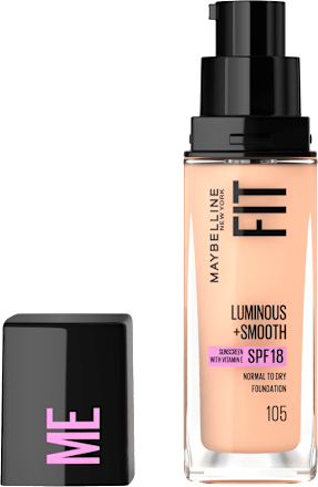 Fit Me Luminous+Smooth podkład rozświetlający 105 Natural Ivory MAYBELLINE NEW YORK