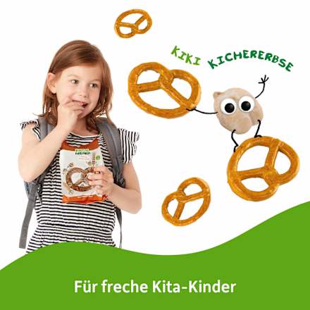 Knabbergebäck Brezeln Kichererbse Freche Freunde