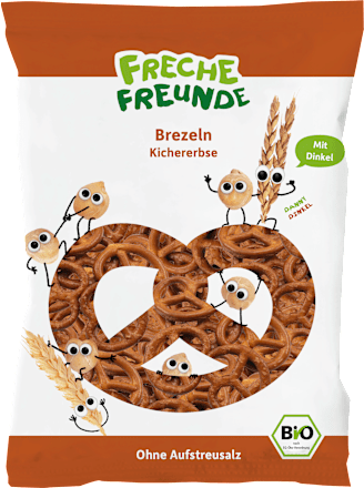 Knabbergebäck Brezeln Kichererbse Freche Freunde