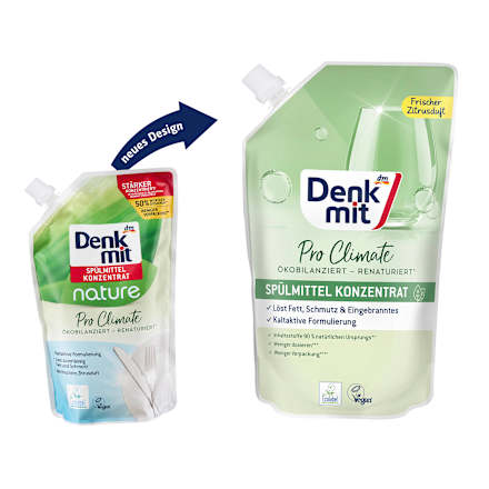 Detergent de vase concentrat nature Pro Climate Denkmit